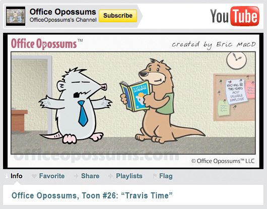 World Premiere Office Opossums Cartoon